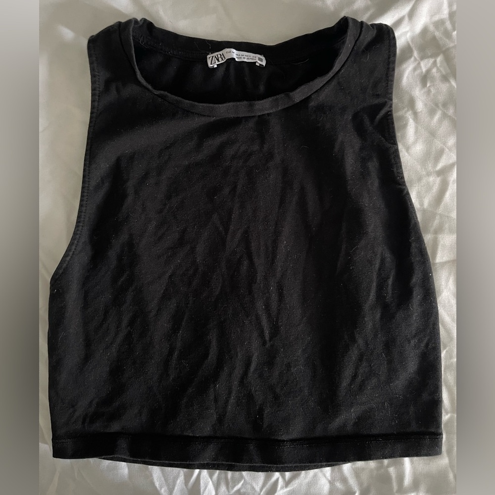 Zara Women's Classic Black Tank Top
